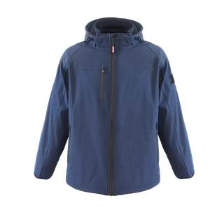 Softshell Homme avec capuche amovible personnalisable