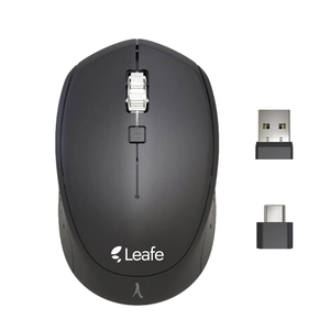 Souris éco sans fil avec double dongle Type A et Type C personnalisable