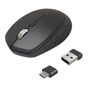 Souris éco sans fil avec double dongle Type A et Type C personnalisable