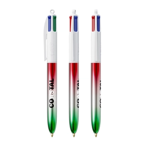 Stylo 4 couleurs BIC® Flags Collection personnalisable