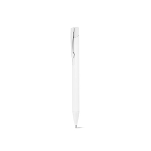 Stylo à bille en aluminium recyclé avec finition en caoutchouc personnalisable