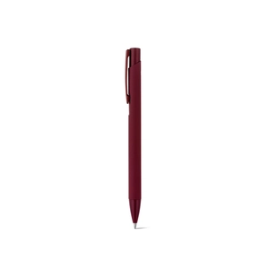 Stylo à bille en aluminium recyclé avec finition en caoutchouc personnalisable
