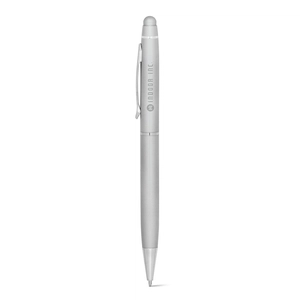 Stylo à bille en métal JULIE -  avec stylet personnalisable