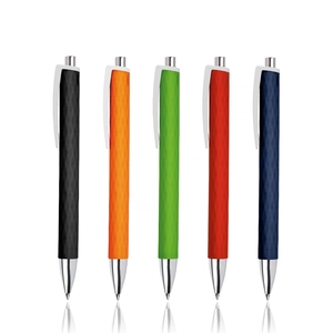 Stylo à bille en plastique, avec clip long personnalisable