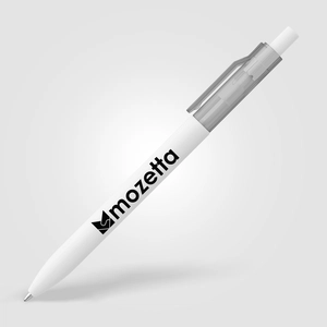 Stylo à clip translucide en rPET personnalisable
