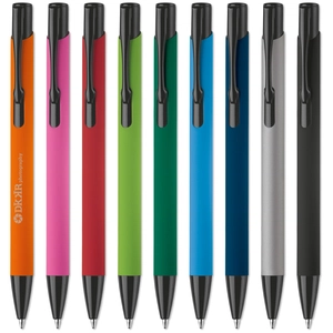 Stylo ALICANTE soft touch avec gravure laser personnalisable