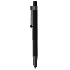 Stylo aluminium recyclé, monochrome - stylet anti-stress personnalisable