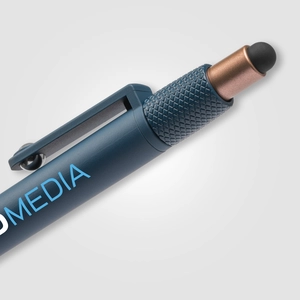 Stylo Antistress en Plastique Recyclé avec Stylet personnalisable
