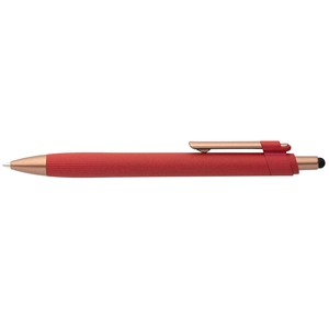 Stylo bille stylet - plastique recyclé - finition bronze personnalisable