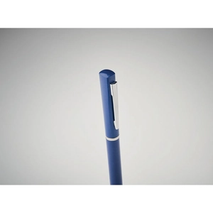 Stylo bille twist paille de blé/ABS encre bleue personnalisable
