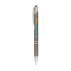 Stylo CROSBY brillant avec stylet et corps en aluminium personnalisable