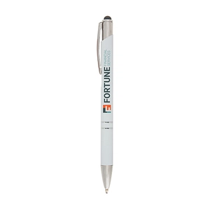 Stylo CROSBY brillant avec stylet et corps en aluminium personnalisable