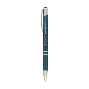 Stylo CROSBY brillant avec stylet et corps en aluminium personnalisable