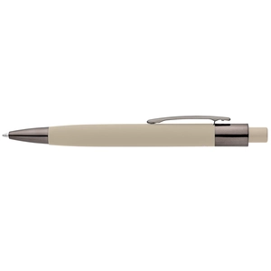 Stylo en aluminium recyclé avec corps soft-touch personnalisable