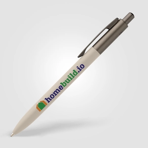 Stylo en aluminium recyclé avec finition métal canon de fusil personnalisable