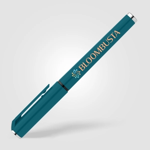 Stylo gel monochrome en plastique recyclé personnalisable