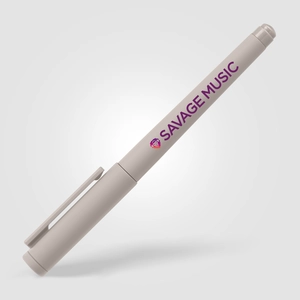 Stylo gel - plastique recyclé - monochrome personnalisable
