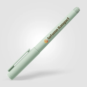 Stylo gel - plastique recyclé - monochrome personnalisable