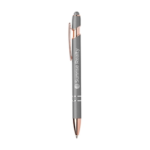 Stylo métal PRINCE SOFTY finition soft touch - avec stylet personnalisable