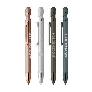 Stylo Métallique avec stylet - design contemporain personnalisable