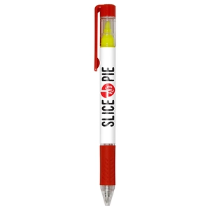 Stylo surligneur BERGMAN avec grip coloré personnalisable