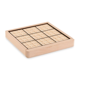 Sudoku en bois - Jeux avec 99 tuiles en bois numérotées personnalisable