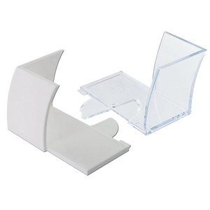 Support bloc papier, porte bloc papier FSC carré 89x89x42 mm personnalisable