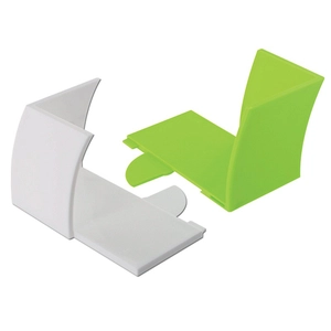 Support bloc papier, porte bloc papier FSC carré 89x89x42 mm personnalisable