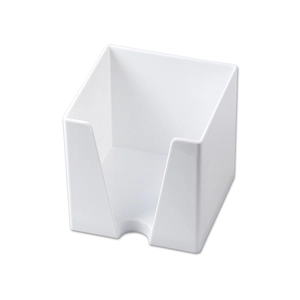 Support bloc papier, porte bloc papier FSC carré 89x89x77 mm personnalisable