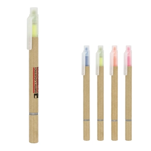 Surligneur papier combiné à un stylo à bille