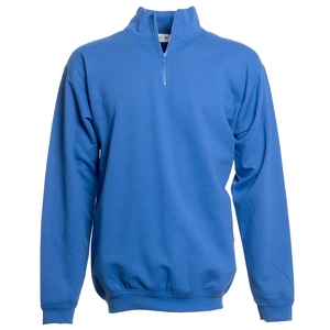 Sweat 1/2 zip 100% coton pour homme personnalisable