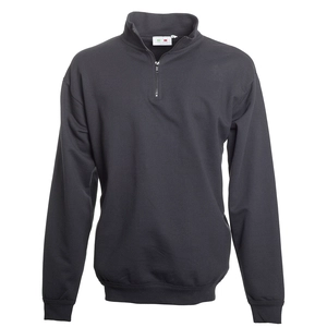 Sweat 1/2 zip 100% coton pour homme personnalisable