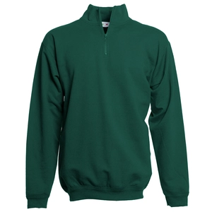 Sweat 1/2 zip 100% coton pour homme personnalisable