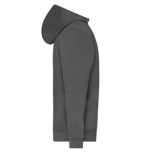 Sweat à capuche demi zippé en coton BIO - fermeture YKK 290g personnalisable