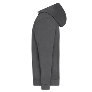 Sweat à capuche demi zippé en coton BIO - fermeture YKK 290g personnalisable