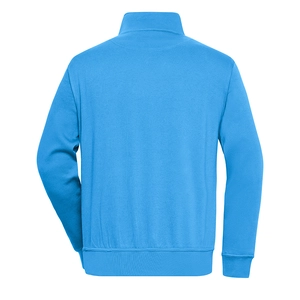 Sweat de travail Homme avec fermeture 1/4 de zip - lavable 60°C personnalisable