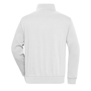 Sweat de travail Homme avec fermeture 1/4 de zip - lavable 60°C personnalisable