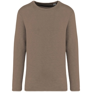 Sweat-shirt écoresponsable à col rond délavé unisexe - Fabrication Europe personnalisable
