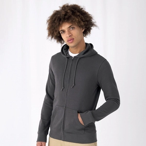 Sweat zippé à capuche homme, 20% en RPET personnalisable