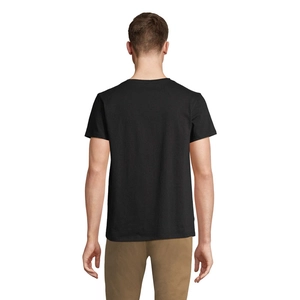 T-shirt col V, 100 % coton semi-peigné ringspun personnalisable