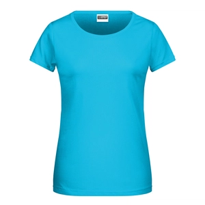 T-shirt Femme 100% coton bio - avec étiquette détachable personnalisable