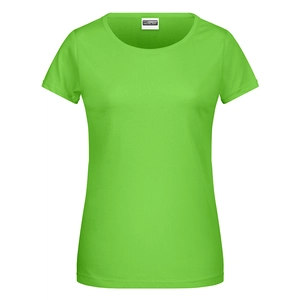 T-shirt Femme 100% coton bio - avec étiquette détachable personnalisable