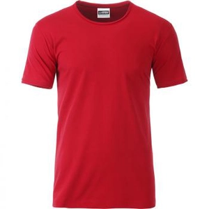 T-shirt homme 100% coton bio, col rond, manches courtes personnalisable