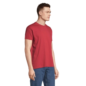 T-shirt homme col rond, 100% coton semi-peigné ringspun personnalisable