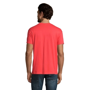 T-shirt homme col rond, 100% coton semi-peigné ringspun personnalisable