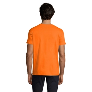 T-shirt homme col rond, 100% coton semi-peigné ringspun personnalisable