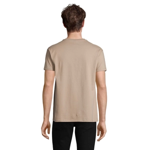 T-shirt homme col rond, 100% coton semi-peigné ringspun personnalisable