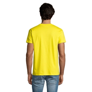 T-shirt homme col rond, 100% coton semi-peigné ringspun personnalisable