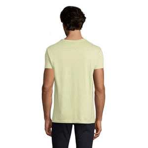 T-shirt homme col rond, 100% coton semi-peigné ringspun personnalisable