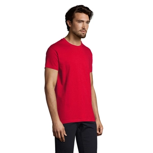 T-shirt homme col rond, 100% coton semi-peigné ringspun personnalisable